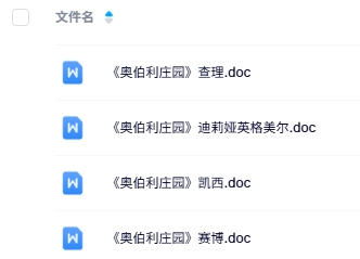 《奥伯利庄园》7人剧本杀电子版资源网盘下载