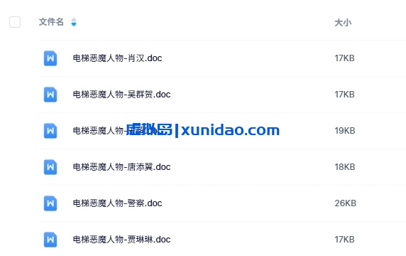 《电梯恶魔》6人剧本杀电子版资源网盘下载 《电梯恶魔》6人剧本杀电子版资源网盘下载