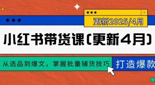 【熙熙】小红书IP账号运营培训课程,爆款选题,快速涨粉与赚钱
