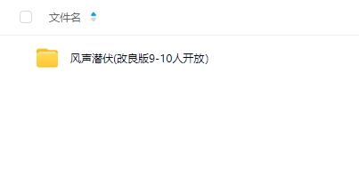 《风声潜伏》9-10人剧本杀电子版资源网盘下载