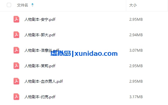 《傀儡的记忆》6人剧本杀电子版资源网盘下载