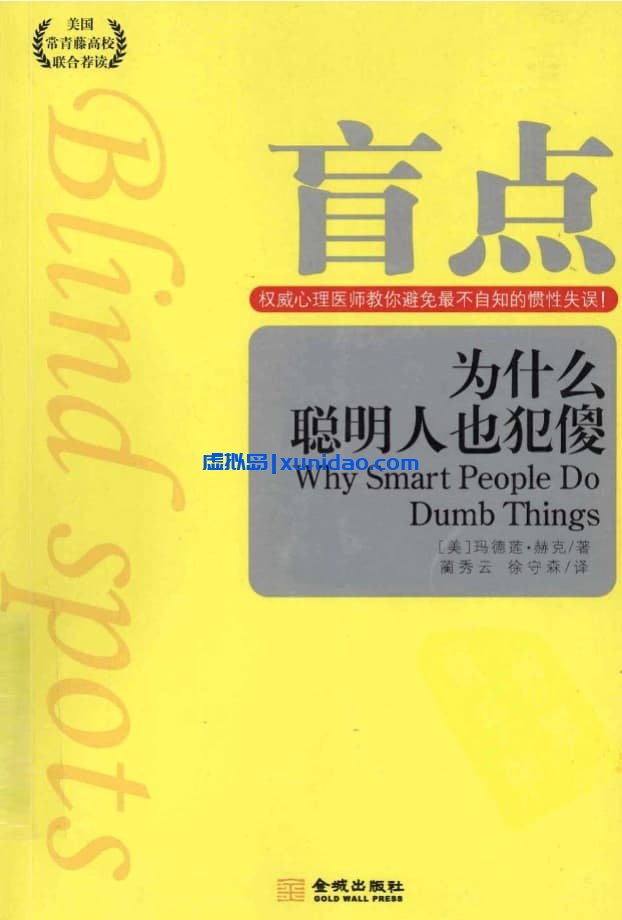 【盲点：为什么聪明人也犯傻】 pdf电子书下载