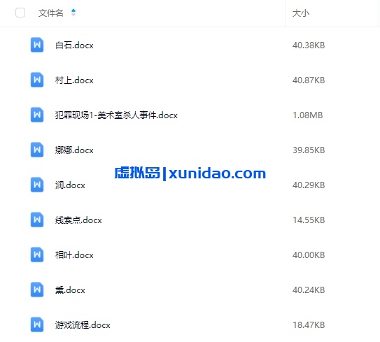 《美术室杀人事件》6人剧本杀电子版资源网盘下载
