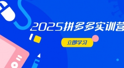 【华生老师】2025拼多多店铺运营赚钱课程:90天打造TOP商家