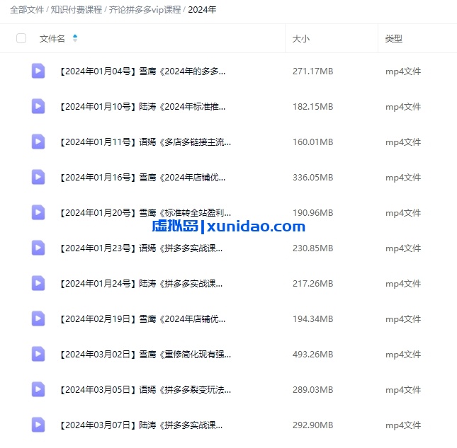 【齐论】拼多多VIP培训课程：店铺优化/新店起量思路/直通车投放