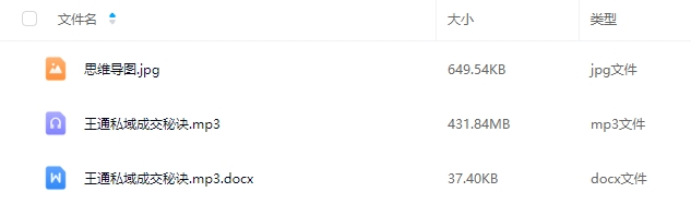 【王通】私域成交收钱班2.0：最狠成交策略，让客户追着你付钱