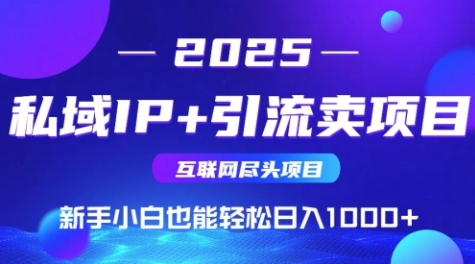 【南北】私域IP变现全攻略：0基础打造个人品牌，轻松月入10W+