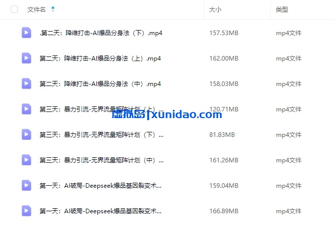 【秋秋】2025淘宝暴力引流培训课程：利用Deepseek打造爆品裂变
