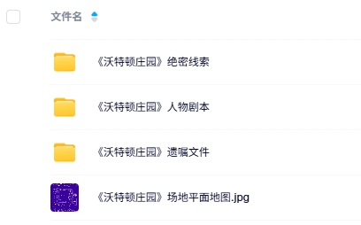 《沃特顿庄园》8人剧本杀电子版资源网盘下载