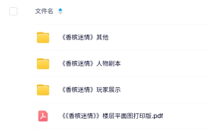 《香槟迷情》10人剧本杀电子版资源网盘下载