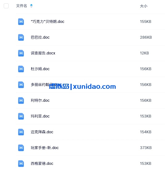 《致命巧克力》8-14人剧本杀电子版资源网盘下载