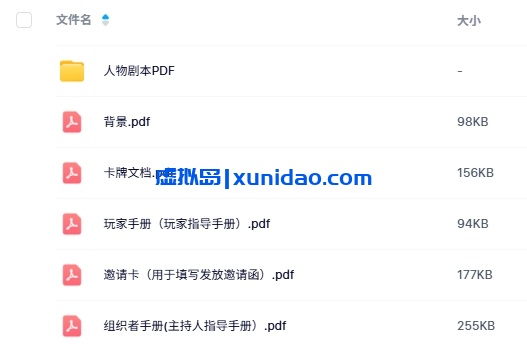 《致命遗嘱》6-11人剧本杀电子版资源网盘下载
