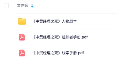 《中贸经理之死》6人剧本杀电子版资源网盘下载